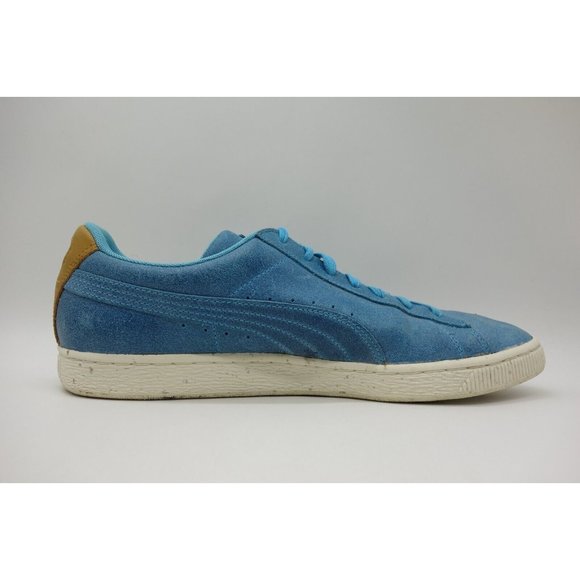 Puma Suede Aqua Blue Leather Casual Lace Up Sneakers Shoes Men's 11 - Picture 7 of 11